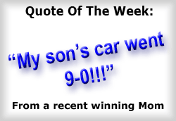 How to Win Pinewood Derby Message of The Day